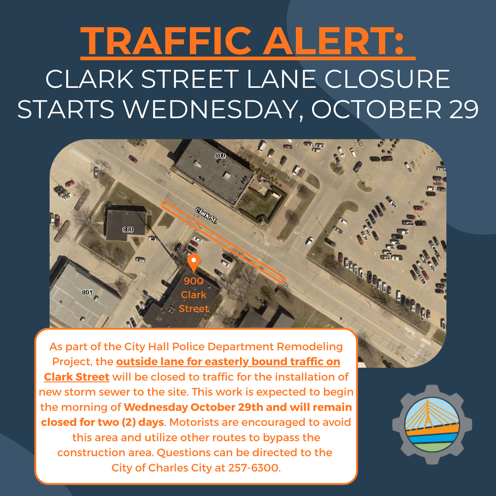 Clark Street Lane Closure