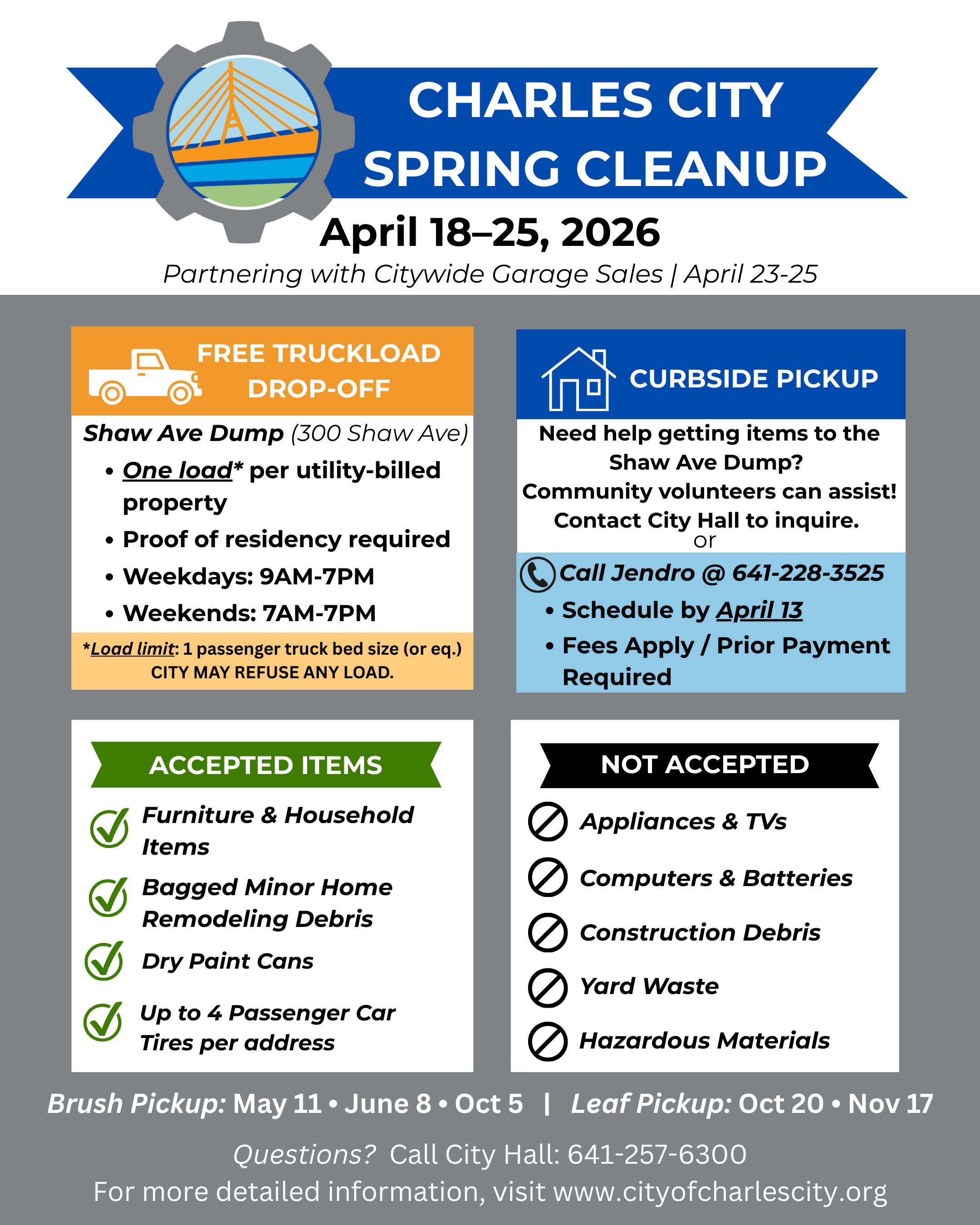 2026 Charles City Spring Cleanup Flyer-Final _03.04.2026